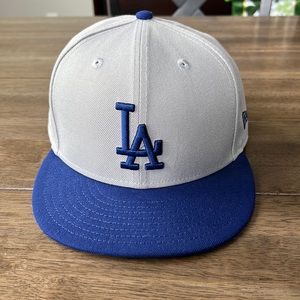 LA Dodgers fitted baseball hat.